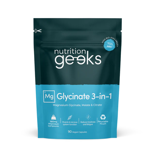 Magnesium Glycinate 3-in-1 Complex 1800mg | Nutrition Geeks
