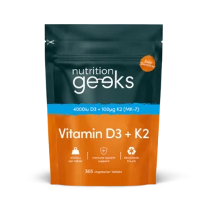 Vitamin D3 4000iu & K2 MK7 Tablets | Nutrition Geeks